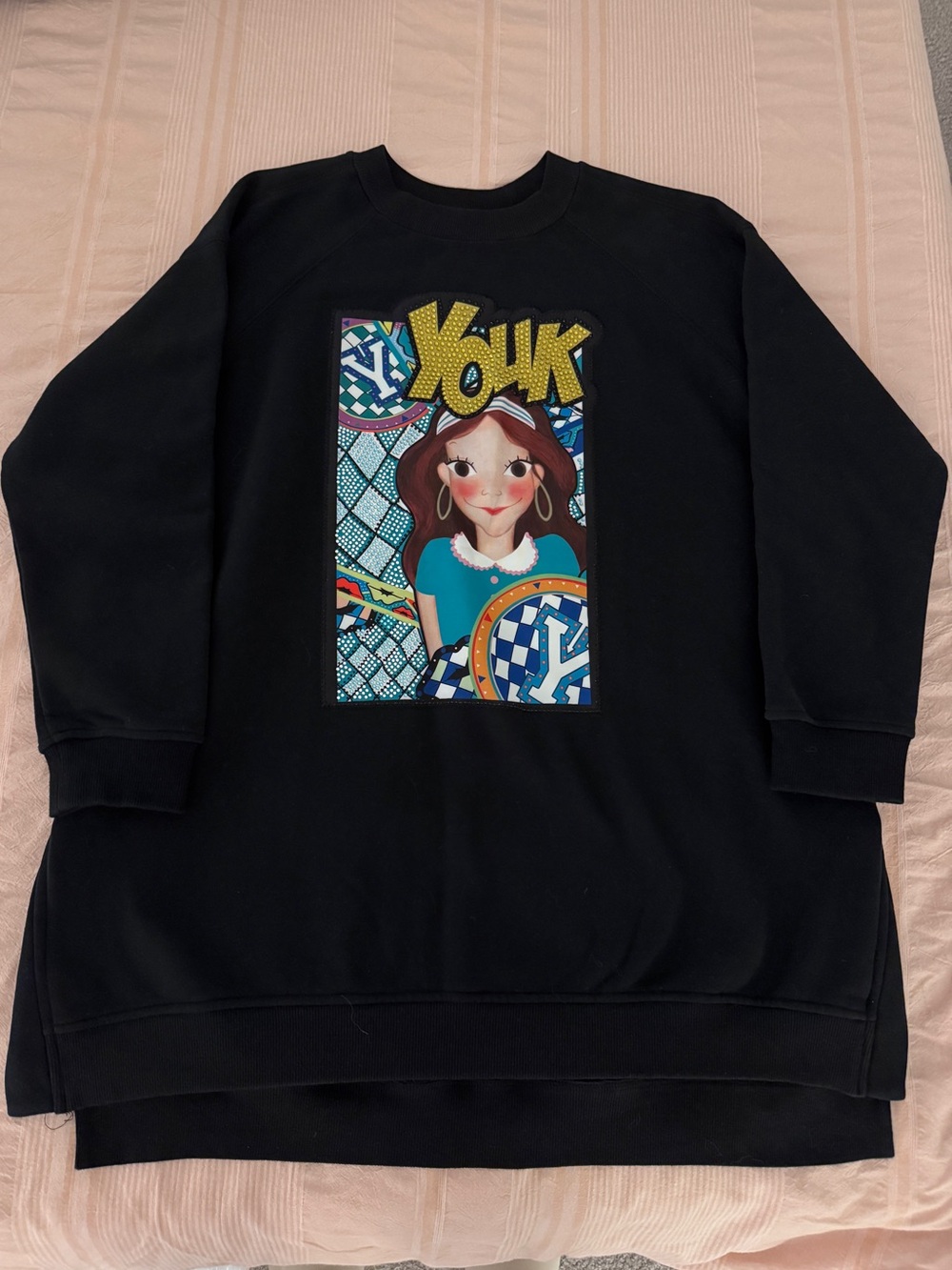 YOUKSHIMWON Graphic oversized sweatshirt